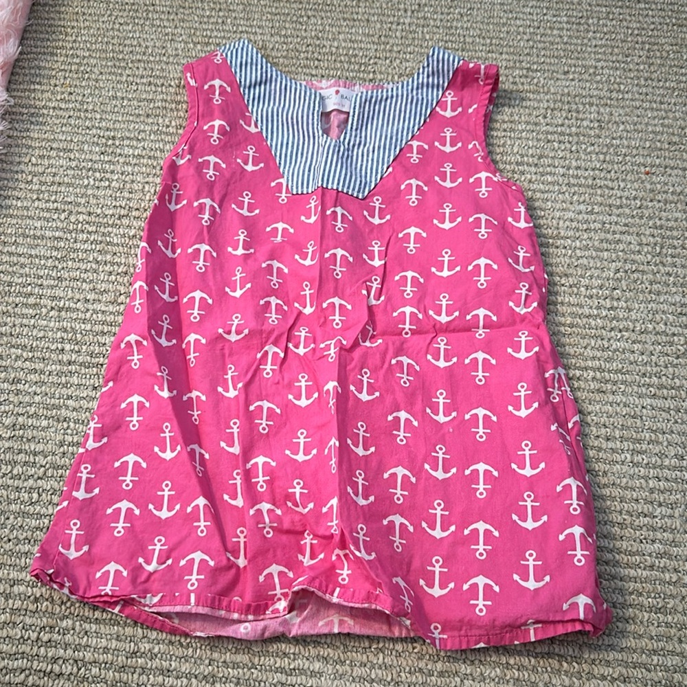 Magic balloon pink anchor dress size 3T